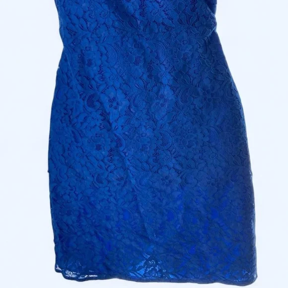 J.Crew blue lace dress Size 2 #party #eveningwear - Picture 3 of 9